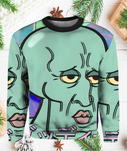 Squidward Spongebob Halloween Costume Shirt, Hoodie $30.95