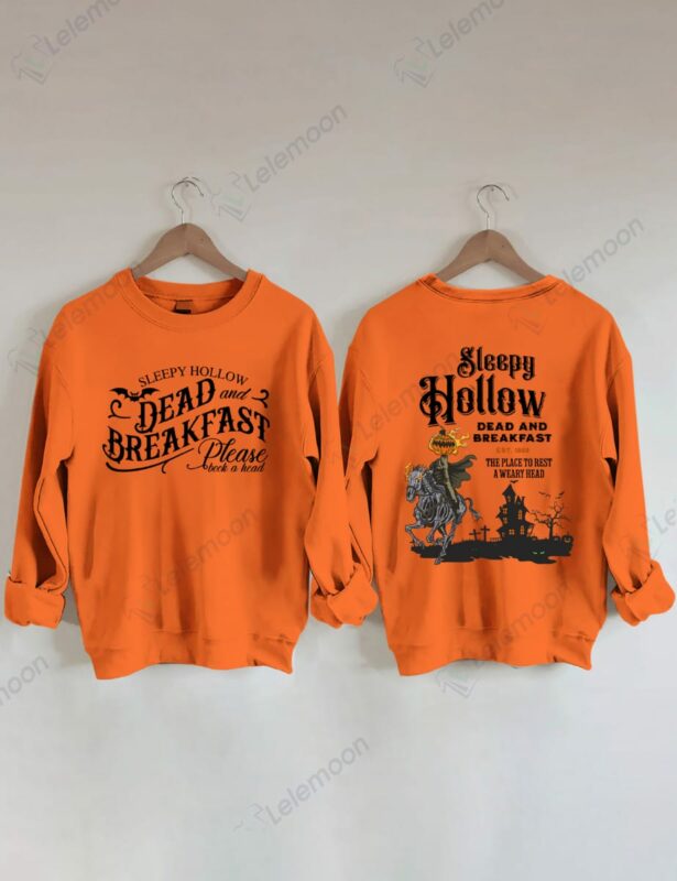 Sleepy Hollow Dead And Breakfast Sweatshirt Sleepy Hollow Dead And Breakfast Sweatshirt