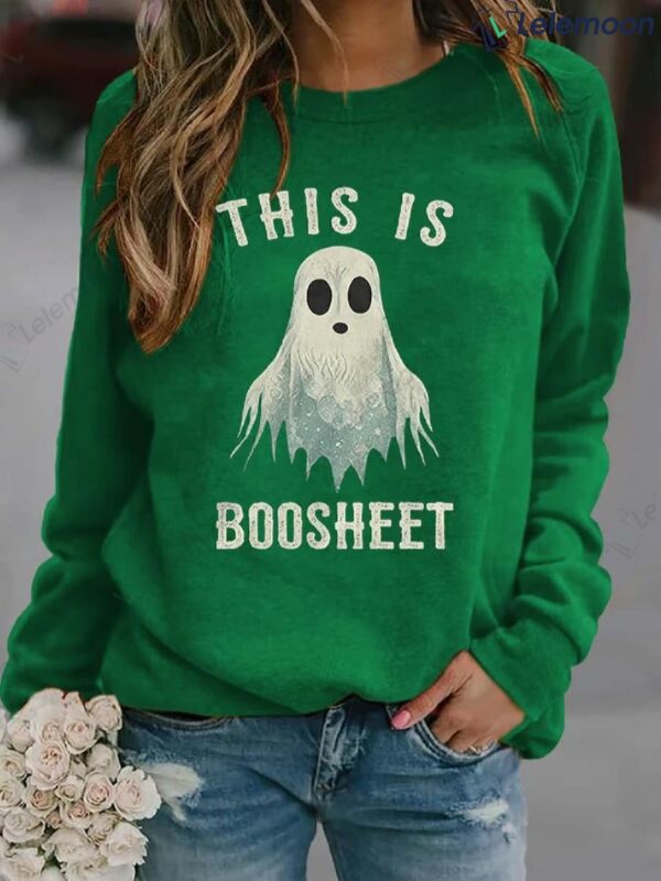 This Is Boosheet Casual Long-Sleeved Sweatshirt This Is Boosheet Casual Long-Sleeved Sweatshirt