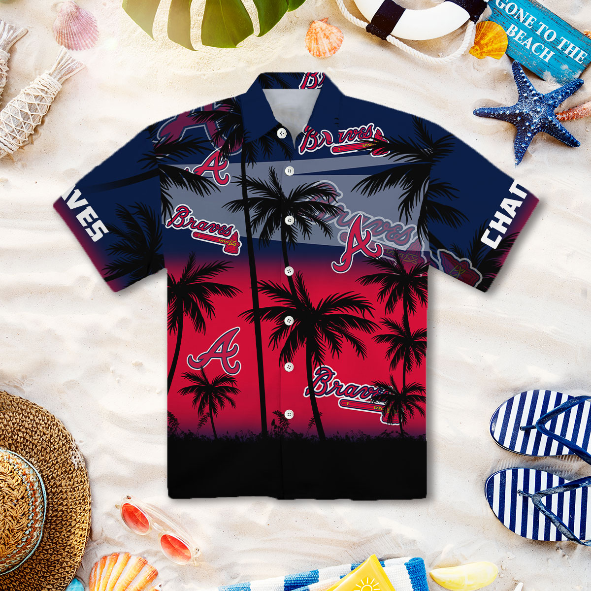 Atlanta Braves MLB Hawaiian Shirt Summerytime Aloha Shirt - Trendy Aloha