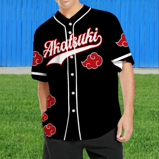 Personalized Akatsuki Naruto Baseball Jersey Shirt