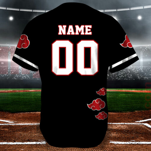 Personalized Custom Name Akatsuki Naruto Baseball Jersey Shirt $36.95