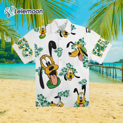 Pluto Dog Hawaiian Summer Tropical Shirt