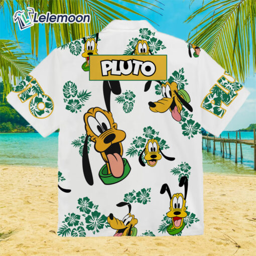 Pluto Dog Hawaiian Summer Tropical Shirt $36.95