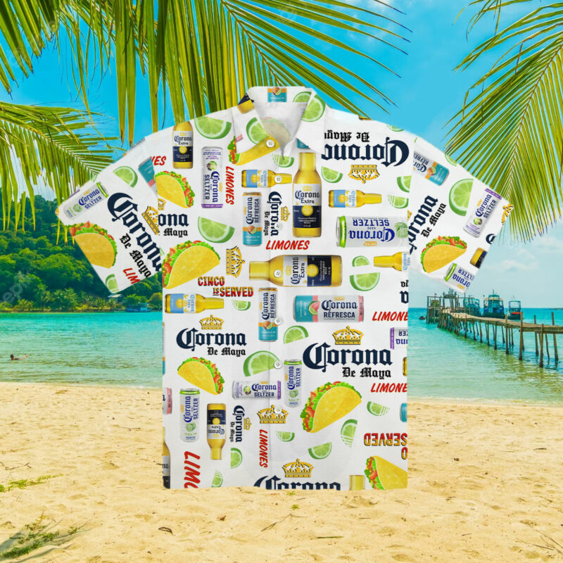 Corona Beer Hawaiian Shirt Corona Beer Hawaiian Shirt