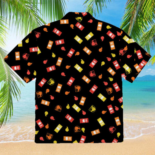 Taco Bell Sauce Packet Hawaiian Shirt $36.95