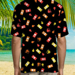Taco Bell Sauce Packet Hawaiian Shirt $36.95