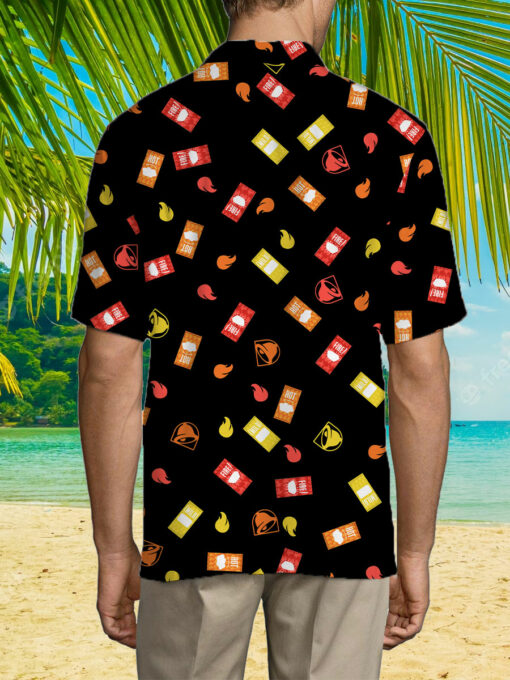 Taco Bell Sauce Packet Hawaiian Shirt $36.95