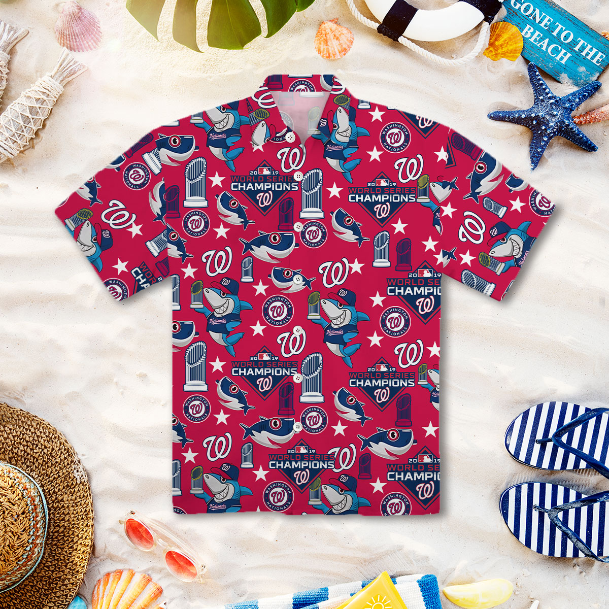 Washington Nationals Hawaiian Shirt - Lelemoon