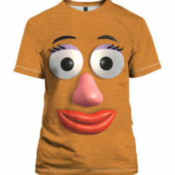 Mrs. Potato Head Costume 3D T-shirt