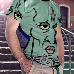 Squidward Spongebob Halloween Costume Shirt, Hoodie $30.95