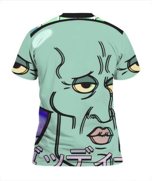 Squidward Spongebob Halloween Costume Shirt, Hoodie $30.95