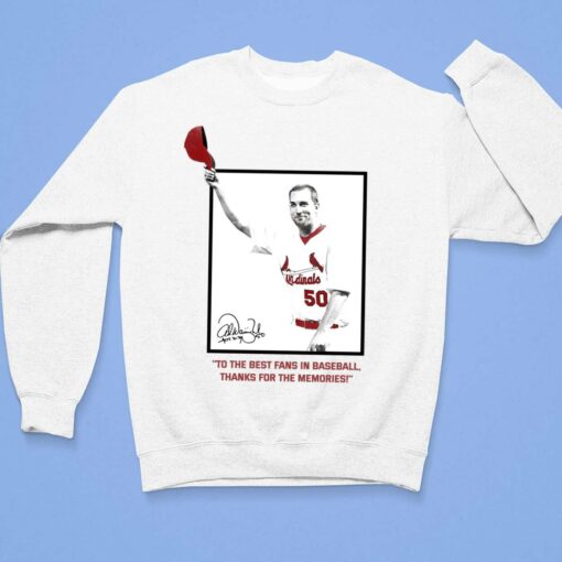 Adam Wainwright To The Best Fan In Baseball T-Shirt $19.95