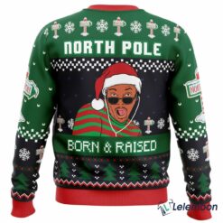 Born And Raised Fresh Prince Of Bel-Air Christmas Sweater $41.95