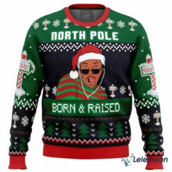 Born And Raised Fresh Prince Of Bel-Air Christmas Sweater