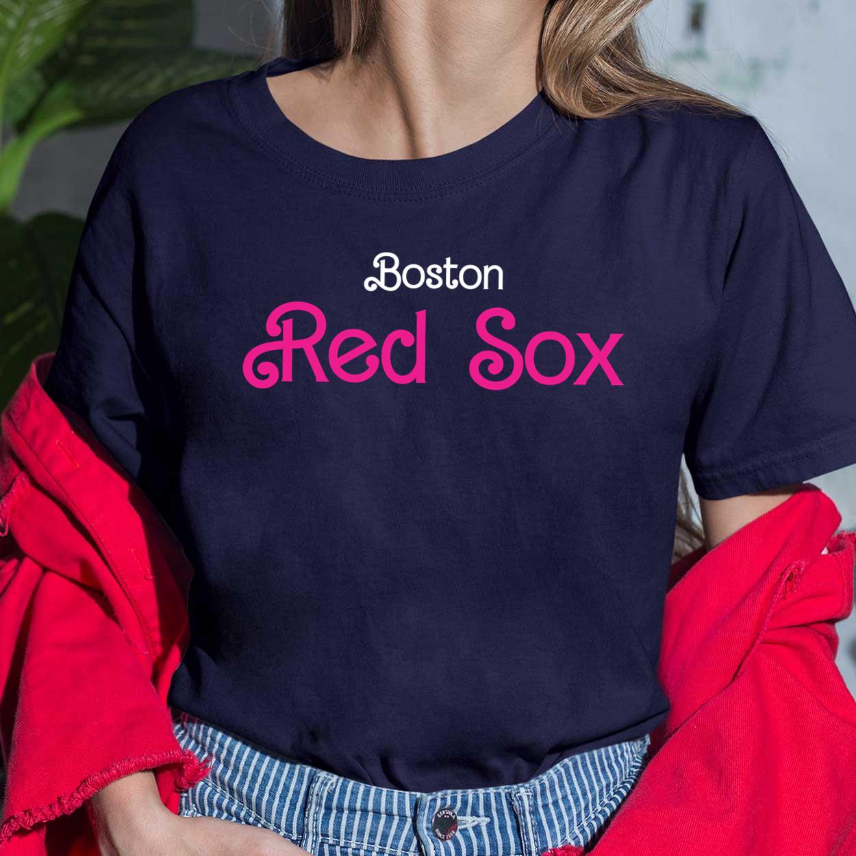 Vintage Boston Red Sox Baseball Shirt Cropped Boston Red Sox