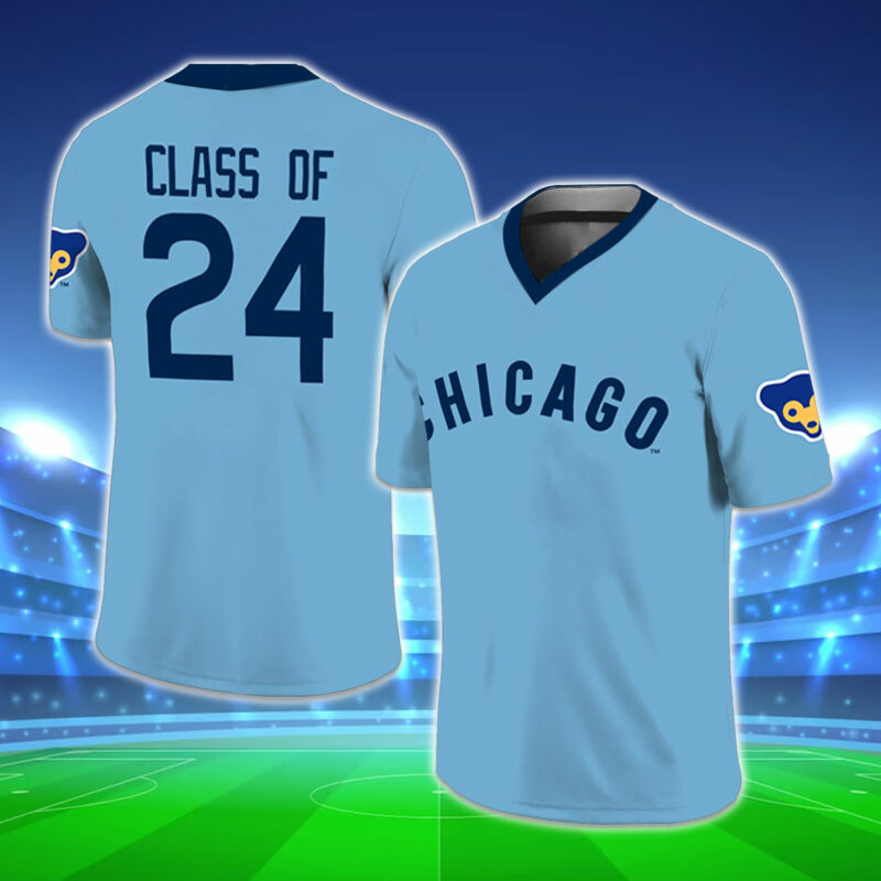 Class Of 2024 Chicago Cubs Jersey Shirt - Lelemoon