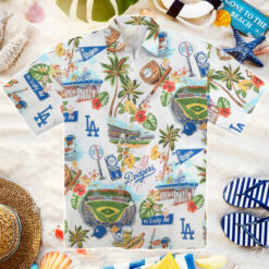 Dodgers Scenic Hawaiian Shirt