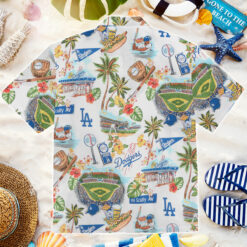 Dodgers Scenic Hawaiian Shirt $36.95