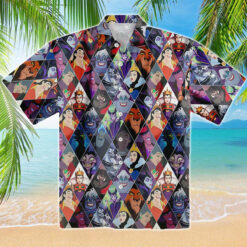 Maleficent Evil Queen Villain Summer Hawaiian T-Shirt