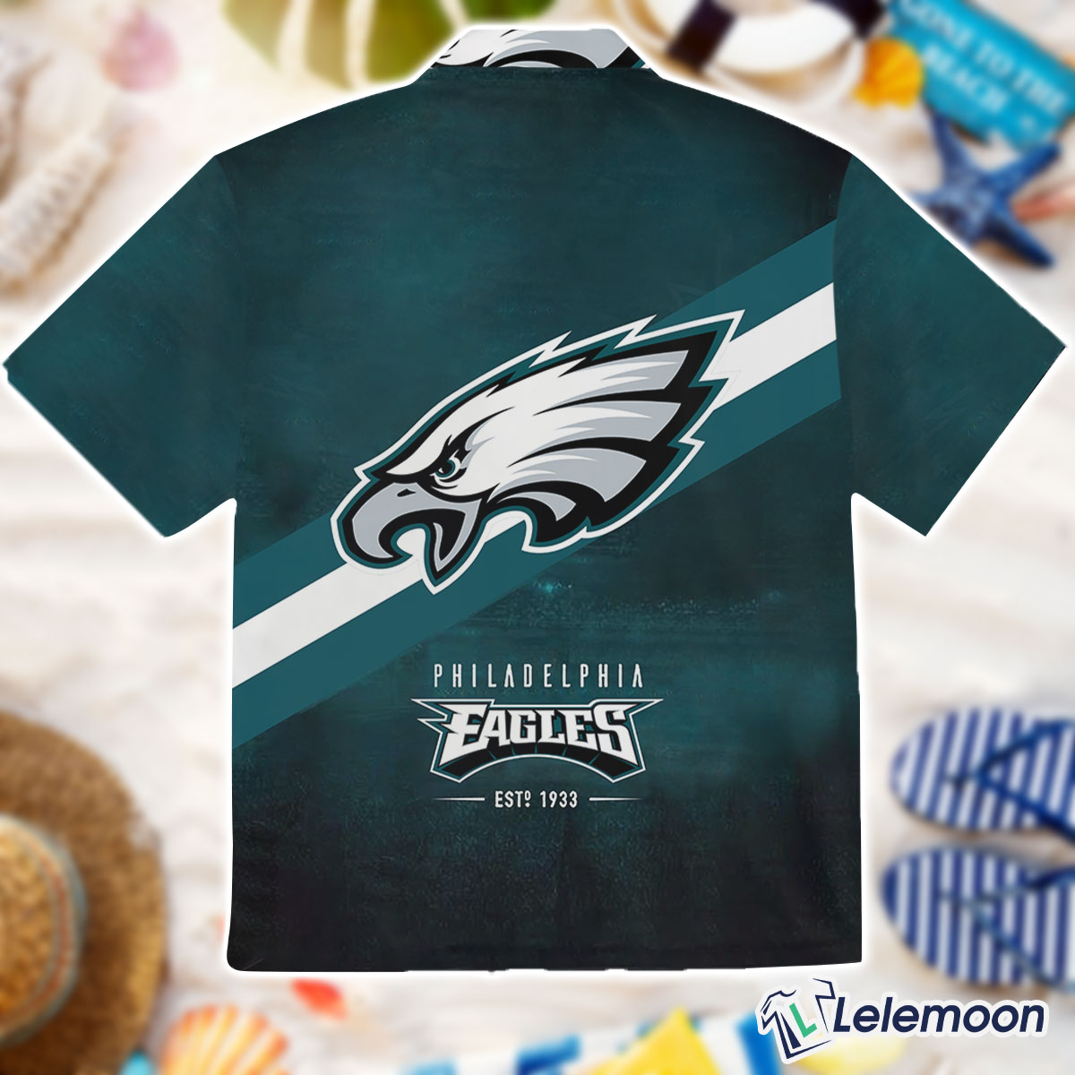 Nfl Philadelphia Eagles Hawaiian Shirt Vintage Coconut Tree