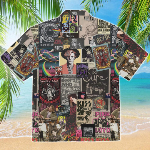 80s Music Rock Band Hawaiian Shirt $36.95
