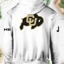 Jc On Deion Sanders Colorado Buffaloes white Hoodie $45.95