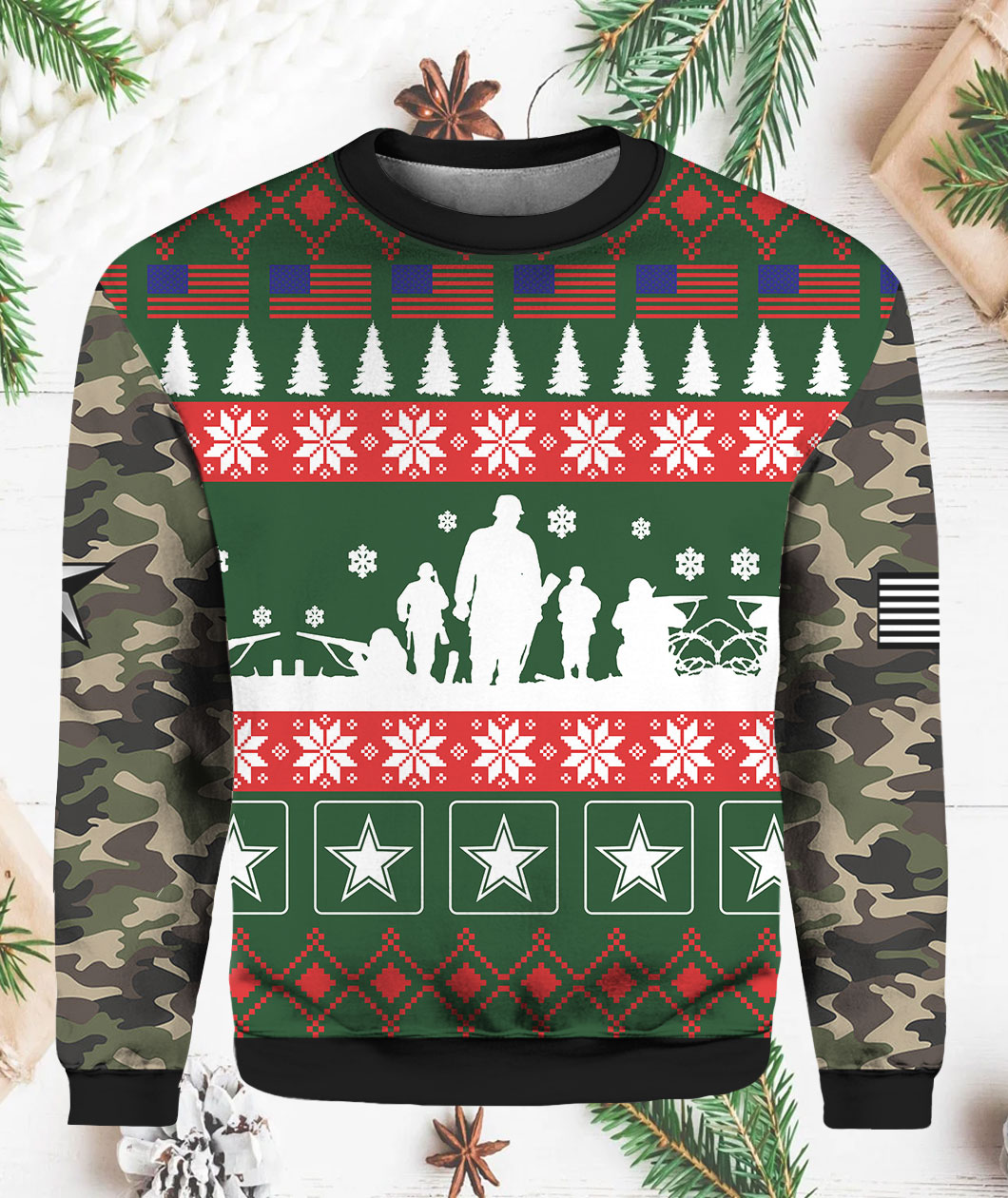  hoksml Today'sChristmas Deals Military Sweatshirts