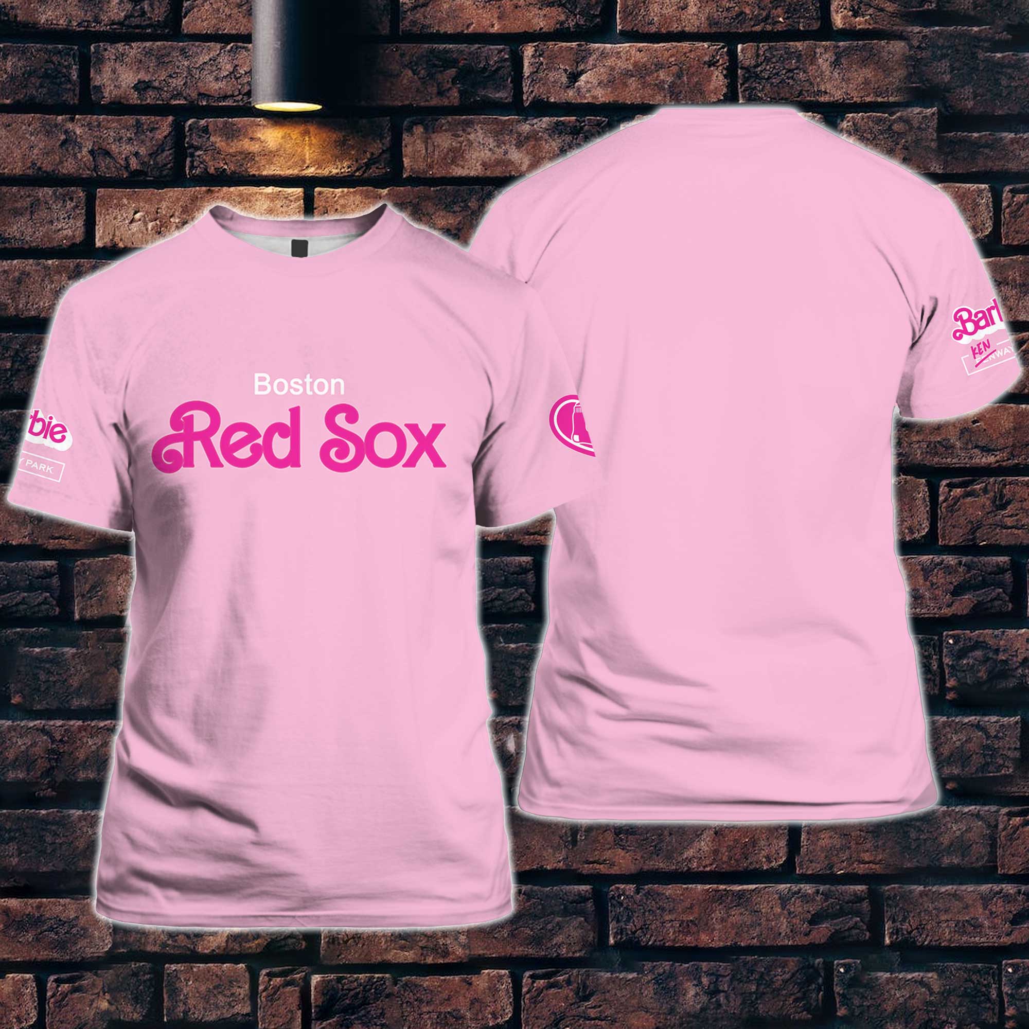 pink red sox t shirt