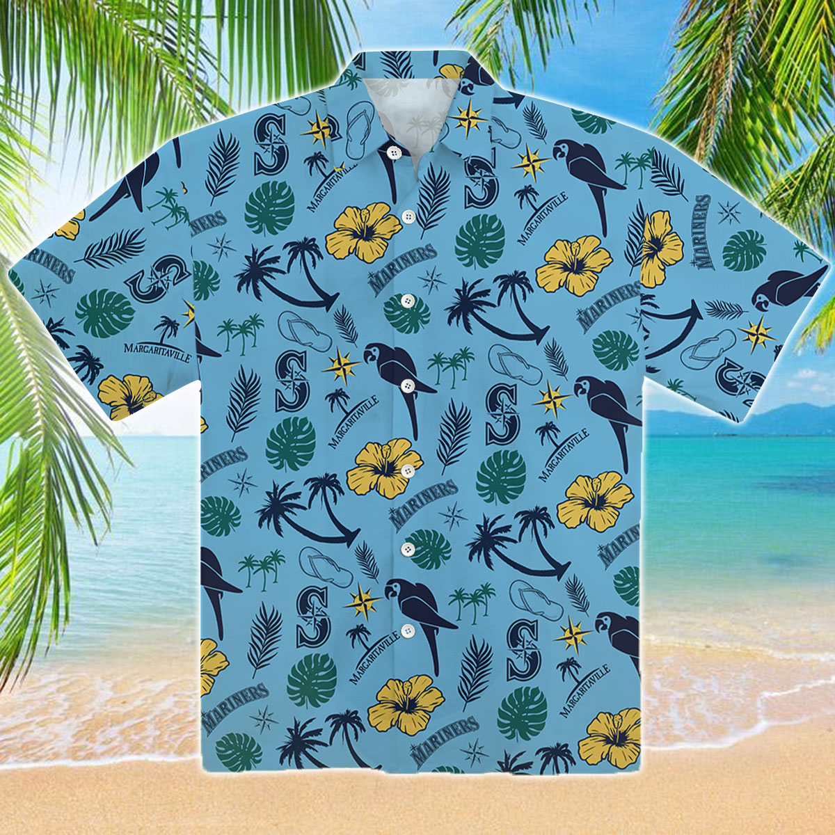 Seattle Mariners 2023 Margaritaville Night LE Hawaiian Shirt