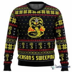Cobra Kai Season's Sweepings Christmas Sweater