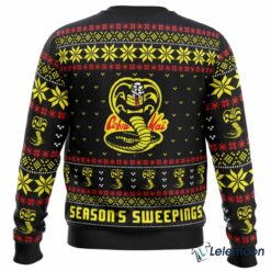 Cobra Kai Season's Sweepings Christmas Sweater $41.95