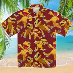 Agumon Hawaiian Shirt