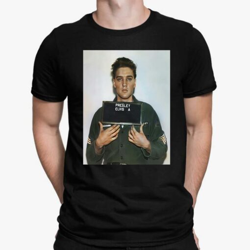 Elvis Presley Army Mug Shot Rock 'N' Roll Shirt, Hoodie, Sweatshirt