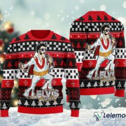 Elvis Presley Meme Ugly Christmas Sweater