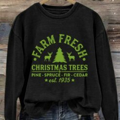 Farm Fresh Christmas Tree est 1935 Sweatshirt $30.95