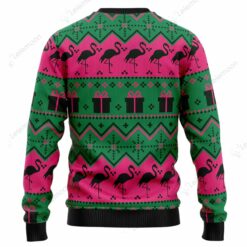 Flamingo Christmas Tree Ugly Christmas Sweater $41.95
