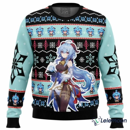 Ganyu Genshin Impact Ugly Christmas Sweater