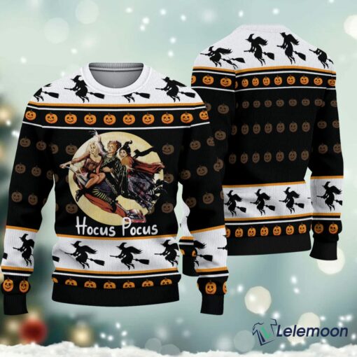 Halloween Vintage Hocus Pocus Sanderson Sisters Ugly Sweater
