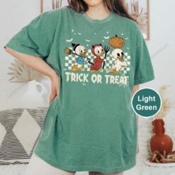 Huey Dewey Louie Halloween Trick Or Treat Shirt