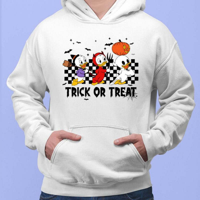 Huey Dewey Louie Halloween Trick Or Treat Shirt Huey Dewey Louie Halloween Trick Or Treat Shirt, Hoodie, Sweatshirt