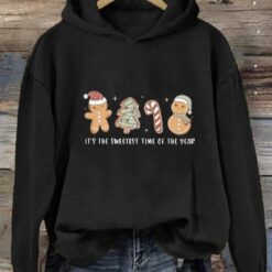 It'S The Sweetest Time Of The Year Christmas Hooded Sweatshirt $39.95