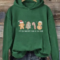 It'S The Sweetest Time Of The Year Christmas Hooded Sweatshirt $39.95