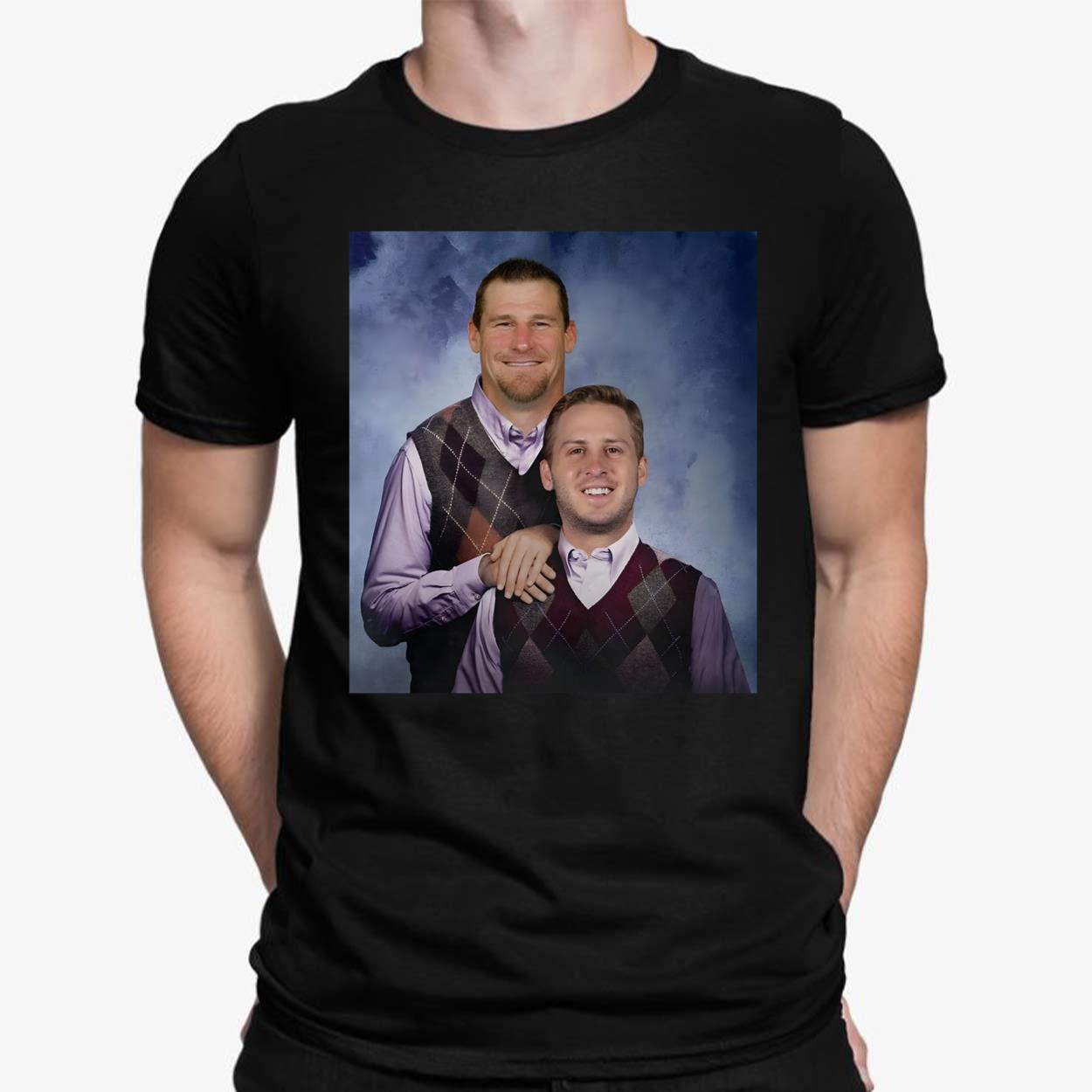 Jared Goff Dan Campbell Step Brothers Shirt - Lelemoon