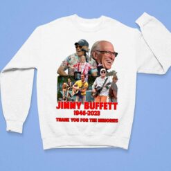 Jimmy Buffett 1946-2023 Thank You For The Memories T-Shirt $19.95