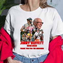 Jimmy Buffett 1946-2023 Thank You For The Memories T-Shirt $19.95