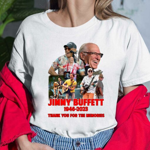 Jimmy Buffett 1946-2023 Thank You For The Memories T-Shirt $19.95