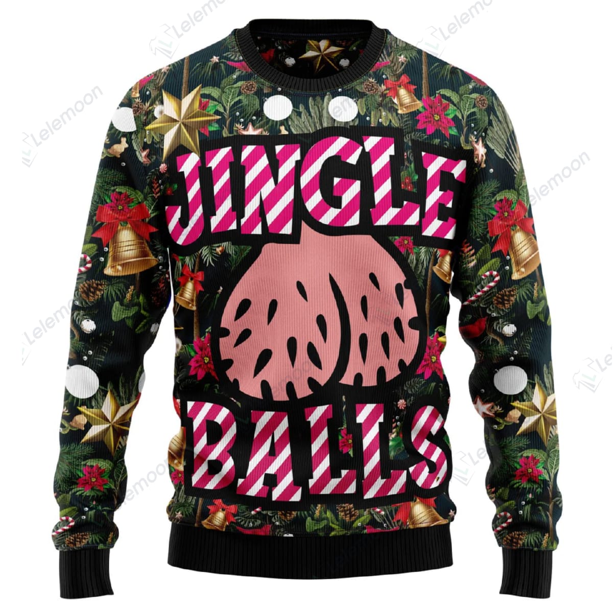 Jingle Balls Sack Christmas Sweater Lelemoon
