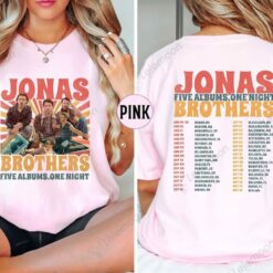Jonas Brothers Five Albums One Night Tour Shirt