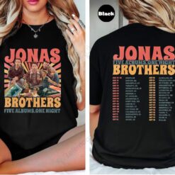 Jonas Brothers Five Albums One Night Tour Shirt